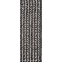 Novogratz by Momeni Rugs Villa Collection Amalfi Indoor/Outdoor Area Rug, 2'7" x 7'6" Runner, Charcoal