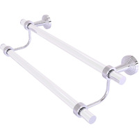 Allied Brass PB-72-24 Pacific Beach Collection 24 Inch Double Towel Bar, Polished Chrome