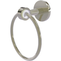 Allied Brass CV-16 Clearview Collection Towel Ring, Polished Nickel