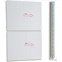 TruSlope LD 49-41L 49.5" x 41" CURBLESS Tray Fit up to 48" Linear Drain