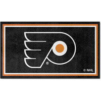 FANMATS 19914 NHL Philadelphia Flyers 3ft. x 5ft. Plush Area Rug | Sports Fan Area Rug, Home Decor Rug and Tailgating Mat
