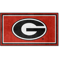 FANMATS 19769 NCAA Georgia Bulldogs 3ft. x 5ft. Plush Area Rug | Sports Fan Area Rug, Home Decor Rug and Tailgating Mat