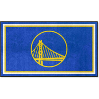 FANMATS 19836 NBA Golden State Warriors 3ft. x 5ft. Plush Area Rug | Sports Fan Area Rug, Home Decor Rug and Tailgating Mat