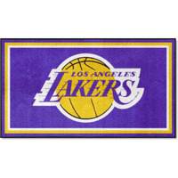 FANMATS 19840 NBA Los Angeles Lakers 3ft. x 5ft. Plush Area Rug | Sports Fan Area Rug, Home Decor Rug and Tailgating Mat
