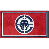 FANMATS 19839 NBA Los Angeles Clippers 3ft. x 5ft. Plush Area Rug | Sports Fan Area Rug, Home Decor Rug and Tailgating Mat