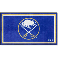 FANMATS 19896 NHL Buffalo Sabres 3ft. x 5ft. Plush Area Rug | Sports Fan Area Rug, Home Decor Rug and Tailgating Mat