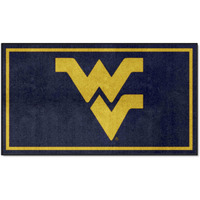 FANMATS 19794 NCAA West Virginia Mountaineers 3ft. x 5ft. Plush Area Rug | Sports Fan Area Rug, Home Decor Rug and Tailgating Mat
