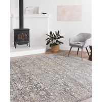 Loloi II Lucia Collection LUC-04 Grey/Mist 6'-8" x 8'-8" Area Rug