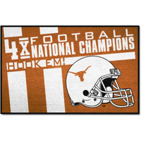 FANMATS 25971 NCAA Texas Longhorns Dynasty Starter Mat Accent Rug - 19in. x 30in. | Sports Fan Home Decor Rug and Tailgating Mat