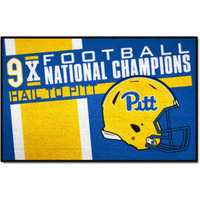 FANMATS 25968 NCAA - Pitt Panthers Dynasty Starter Mat Accent Rug - 19in. x 30in. | Sports Fan Home Decor Rug and Tailgating Mat