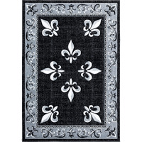 United Weavers of America Bristol Casselton Black Runner Rug, 2'7" x 7'4"