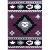 United Weavers of America Bristol Caliente Plum Area Rug, 7'10" x 10'6"