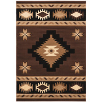 United Weavers of America Bristol Caliente Brown Runner Rug, 2'7" x 7'4"