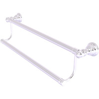 Allied Brass CL-72-18 Carolina Collection 18 Inch Double Towel Bar, Satin Chrome