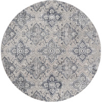 United Weavers Cascades Leavenworth Blue Geometric Round Rug 7'10" RD
