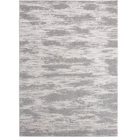 United Weavers Cascades Salish Silver Abstract Area Rug 7'10" x 10'6"