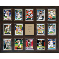 C&I Collectables MLB Los Angeles Dodgers Plaque, Brown, 16"x20"