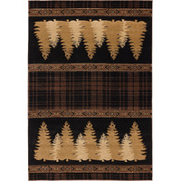 United Weavers Cottage Woodland Brown - Area Rug, 3' x 5', Indoor Floor Rug with Jute Backing