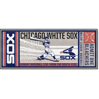 FANMATS 2153 MLB Retro - Chicago White Sox Retro Collection Ticket Runner Rug - 30in. x 72in. - (1982)