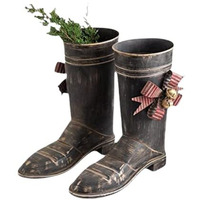 Set of Two Santa Boots