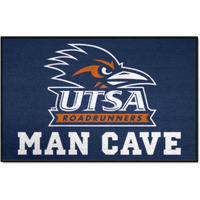 FANMATS 28124 NCAA - UTSA Roadrunners Man Cave Starter Mat Accent Rug - 19in. x 30in. | Sports Fan Home Decor Rug and Tailgating Mat