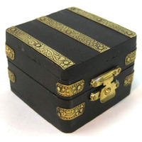 INDIA OVERSEAS TRADING CORP Wooden Pill Chest Box Inlaid