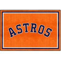 FANMATS 29071 Houston Astros 5ft. x 8 ft. Plush Area Rug