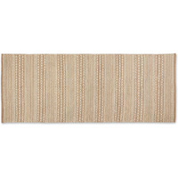 DII Woven Rugs Collection Hand-Loomed, Runner, 2'6"x6', Stone Dobby Stripe
