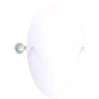 Allied Brass Pipeline Collection Frameless Oval Wall Mounted Tilt Mirror