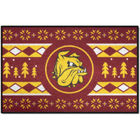 FANMATS 31056 NCAA - Minnesota-Duluth Bulldogs Holiday Sweater Starter Mat Accent Rug - 19in. x 30in. | Sports Fan Home Decor Rug and Tailgating Mat