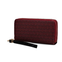 MKF Collection by Mia K. MKF-UM5570BRG Noemy M Signature Wallet & Wristlet, Burgundy