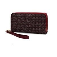 MKF Collection by Mia K. MKF-UM5570RD Noemy M Signature Wallet & Wristlet, Red