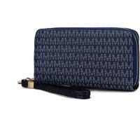 MKF Collection by Mia K. MKF-UM5570NV Noemy M Signature Wallet & Wristlet, Navy