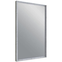 Fresca Stella 20" Wood Framed Bathroom Mirror in Rustic White