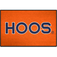 FANMATS 33452 NCAA - University of Virginia Starter Mat Accent Rug - 19in. x 30in. Slogan Starter Mat| Sports Fan Home Decor Rug and Tailgating Mat