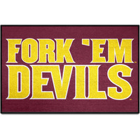 FANMATS 33391 NCAA - Arizona State Starter Mat Accent Rug - 19in. x 30in. Slogan Design| Sports Fan Home Decor Rug and Tailgating Mat