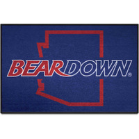 FANMATS 33426 NCAA Arizona Starter Mat Accent Rug - 19in. x 30in. Slogan Design| Sports Fan Home Decor Rug and Tailgating Mat