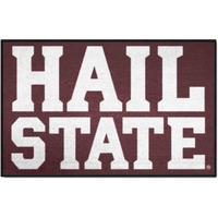 FANMATS 33409 NCAA - Mississippi State University Starter Mat Accent Rug - 19in. x 30in. Slogan Starter Mat| Sports Fan Home Decor Rug and Tailgating Mat