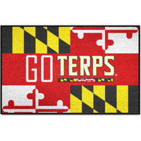 FANMATS 33436 Maryland Terrapins Slogan Starter Mat Accent Rug - 19in. x 30in.