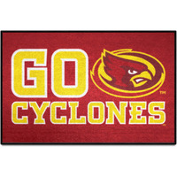 FANMATS 33405 NCAA - Iowa State University Starter Mat Accent Rug - 19in. x 30in. Slogan Starter Mat| Sports Fan Home Decor Rug and Tailgating Mat