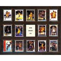 NBA 16"x20" Kobe Bryant Los Angeles Lakers 14-Card Plaque