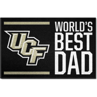 FANMATS 31228 University of Central Florida Starter Mat Accent Rug - 19in. x 30in. | Sports Fan Home Decor Rug and Tailgating Mat World's Best Dad Starter Mat