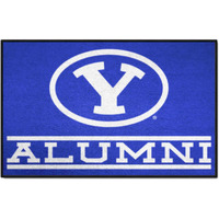 FANMATS 32952 NCAA - Brigham Young University Starter Mat Accent Rug - 19in. x 30in. Alumni Starter Mat| Sports Fan Home Decor Rug and Tailgating Mat