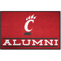 FANMATS 32954 NCAA - University of Cincinnati Starter Mat Accent Rug - 19in. x 30in. Alumni Starter Mat| Sports Fan Home Decor Rug and Tailgating Mat