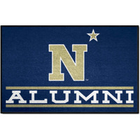 FANMATS 32972 NCAA - U.S. Naval Academy Starter Mat Accent Rug - 19in. x 30in. Alumni Starter Mat| Sports Fan Home Decor Rug and Tailgating Mat