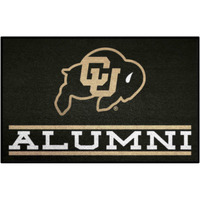 FANMATS 32955 NCAA - University of Colorado Starter Mat Accent Rug - 19in. x 30in. Alumni Starter Mat| Sports Fan Home Decor Rug and Tailgating Mat