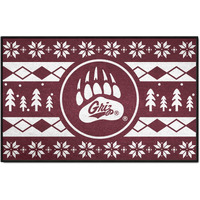 FANMATS 33001 NCAA - University of Montana Holiday Sweater Starter Mat Accent Rug - 19in. x 30in.| Sports Fan Home Decor Rug and Tailgating Mat