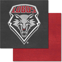 FANMATS 33839 New Mexico Team Carpet Tiles - 45 Sq Ft.