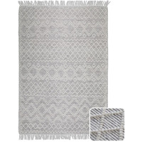 SIMPLIHOME Jeffers 6 x 9 Area Rug Contemporary in Ivory,Brown, For the Living Room, Bedroom and Dining Room