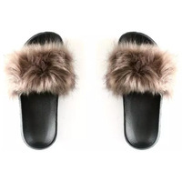 Coulter Collective LLC, creators of Knotty Accessories and Sweat Active Faux Fur Slides Taupe